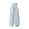 Kb02 Jeans de Corte Recto para Hombre con Diseño Retro Deconstruido de Alta Gama Lavado Azul Hielo de la Calle Principal Americana