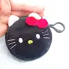 Bolsa de moedas criativa/porta-chaves clutch semicircular espesso brinquedo de pelúcia de desenho animado bolsa de moedas presente