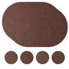 En Stock Mantel Jinjie Textura de Tela PVC Cuadrado Estilo Nórdico Mantel para Comedor Occidental Tejido Estilo Chino Mantel de Mesa Aislante de Calor Simple