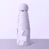 Guarda-chuva dobrável para uso ao sol e à chuva, guarda-sol feminino, proteção UV, guarda-chuva cápsula, impressão de logotipo personalizado, guarda-chuva de publicidade