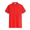 Camisa polo de verano para empresa, publicidad, cultural, impresión de imagen, manga corta, tienda 4S, ropa de trabajo, camiseta, ropa de trabajo, logotipo personalizado, venta al por mayor