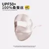Mascarilla de Seda Protección Solar Yyds. Mascarilla Protectora Solar de Seda de Morera 100% Cara Completa Protección Facial Completa Mascarilla Facial Protección UV