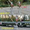 Accesorios de Escena de Pista Cueva Cruce Ferroviario Estación Bloqueo de Carretera Juguete para Niños Modelo de Tren Eléctrico Niño