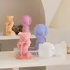 Amapola DIY Resina Halloween Rosa Fantasma Mano Adorno Garra Mágica Mano Fantasma Bola Yeso Aromaterapia Vela Molde de Silicona