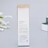 Caixa de cor personalizada para produto de skincare, caixa retangular de papel com estampagem em folha de prata, impressão de caixa de embalagem externa para cosmético de limpador facial