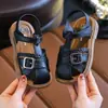 Sandalias de Princesa para Niños 2025 Nuevas de Verano Antideslizantes Suela Suave Niñas Niños Medianos y Grandes Velcro Zapatos para Niños Pequeños Sandalias de Playa