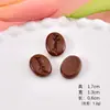 Grano de Café Simulado Resina Juguete de Comida Accesorios Casa de Muñecas Niños DIY Hecho a Mano Pegamento de Crema Imán de Refrigerador Materiales Accesorios