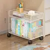 Estante de Almacenamiento Debajo del Escritorio Estantería Estudiante Estación de Trabajo Móvil Carrito con Ruedas Almacenamiento y Organización de Libros para Escritorio de Oficina