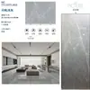 Pared de Fondo de TV de Piedra Sinterizada 1200x2700 Encimera de Piedra Sinterizada Baldosa de Mármol Blanco Veta Continua Piedra Sinterizada al por Mayor