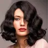 Peluca de Venta Caliente en Amazon, Gorro para Peluca, Cabello Corto y Rizado de Mujeres Africanas, Fibra Química de Seda de Alta Temperatura, Cubierta para Peluca, Fábrica en Stock