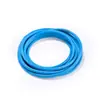 Cordón de cera coreano de 3.0 mm, cuerda de cera de poliéster con patrón de serpiente multicolor, material de tejido hecho a mano para pulseras y collares, resistente al desgaste