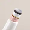 Esponja Aplicadora para Base Líquida com Cabeça de Pincel para Pó, Tubo de Embalagem Plástica para Creme para as Mãos, Frasco de Recarga Portátil para Viagem