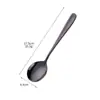 Colher Redonda de Aço Inoxidável Buyer Star para Uso Doméstico, Colher de Sopa e para Comer Estilo Chinês, Utensílios de Mesa, Colher de Sopa Colorida Revestida de Titânio