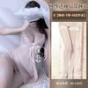 Lingerie Sexy, Camisola Sexy de Renda com Meia-Calça Transparente, Renda no Peito Exposto, Pijama Sexy de Puro Desejo, Tentação Uniforme