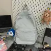 Mochila Pequena de Cor Sólida para Mulheres, Leve e Estilosa para Viagem, Adequada para Alunos do Ensino Fundamental e Médio, Pequena Mochila Escolar para Estudantes Universitárias, Mochila para o Dia a Dia