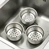 Filtro de Malla para Fregadero de Cocina Cesta de Fregadero de Acero Inoxidable Filtro de Drenaje Basura Filtro de Malla Anti-Obstrucción