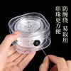 Cuerda elástica hecha a mano resistente al desgaste con cuentas de colores, hilo para joyería DIY para tejer cordones de cristal y cordón especial para ensartar para pulseras hechas a mano