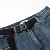 Marca Nacional Tide Shorts Jeans Retos Cor Sólida Lavagem Antiga para Homens e Mulheres Soltos Versáteis Calças de Casal