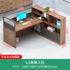 Mesa de escritório e cadeira para funcionários combinação simples moderna mesa de escritório de três lugares escritório sala financeira mesa com tela