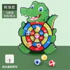 K 2050003 Alvo de Dinossauro Pequeno Tabuleiro de Dardos com Bolas Pegajosas para Crianças Desenho Animado Padrão Bola Brinquedo