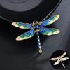 Broche libélula esmaltado goteado transfronterizo ramillete moda femenina pedrería pin animal broche dibujos animados venta al por mayor
