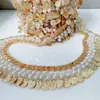 Lentejuelas Metálicas Hechas a Mano Galvanizadas Estilo Coreano, Cadenas de Perlas, Accesorios para Ropa, Accesorios para Bolsos DIY, Venta al por Mayor