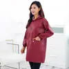 Mono de Piel Sintética para Adultos Ropa de Trabajo Doméstica de Cocina para el Hogar Delantal Impermeable y Resistente al Aceite de Manga Larga para Mujer Piel Suave Engrosada Invierno para Hombre
