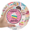 100 pegatinas nuevas de pastel de cumpleaños para Instagram pegatinas decorativas transfronterizas para equipaje coche cuaderno pegatinas impermeables al por mayor
