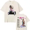 Camiseta Casual Unisex 180g de Algodão Puro Tamanho Europeu Transfronteiriça com Estampa Gráfica para Homens e Mulheres