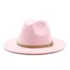 Amazon Cross-Border Venda Quente Clássico Simples Moda Chapéu de Feltro Todas as Estações Unissex Exterior Casual Jazz Fedora