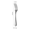 Ventas Directas de Fábrica de Cubiertos de Acero Inoxidable Forjado 304 Cuchillo para Carne, Tenedor, Cuchara, Uso Hotelero y Doméstico Cuchillo Estilo Occidental, Tenedor, Cucharita de Té Serie