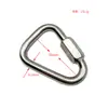 Anillo Triángulo de Acero Inoxidable 304 Anillo de Enlace Rápido Gancho para Mochila Anillo de Conexión Triángulo Equipo de Escalada