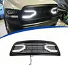 Adecuado para Dodge Ram 1500 09-12, parrilla iluminada estilo Martin, material ABS, para reemplazo e instalación