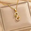 Colar Cruzado Estilo Europeu e Americano Número 8 Cobre Zircônia Acessórios de Colar para Mulheres, Luxo Leve, Simples e de Alta Qualidade Acessórios de Corrente para Clavícula