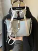 Bolsa de Hombro Exquisita de Gran Capacidad para Mujer, Bolso de Axila, Bolso Cruzado Tipo Cubo para Viajes, Verano 2026
