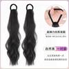 Peluca de trenza de doble coleta para niños, pieza de peluca de trenza natural que se puede atar en coleta, cabello de simulación, cabello rizado de chica dulce, coleta falsa