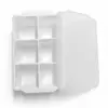 Bandeja de Hielo Cuadrada de Silicona de 6 Compartimentos con Tapa, Fácil de Desmoldar, de Silicona de Grado Alimenticio, de Venta Caliente en Amazon para el Verano