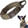 Correa de Collar Táctico Ajustable para Perros Medianos y Grandes, Hebilla de Serpiente de Metal, Correa Telescópica, Traje a Prueba de Explosiones para Paseo de Perros