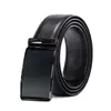 Cinturón de Cuero Personalizado para Hombre de Cuero Genuino Hebilla Automática Cinturón de Cintura de Piel de Vaca Logo Impreso a Color Regalo de Negocios Hebilla de Trinquete Cinturón de Cuero de Primera Capa para Hombre