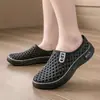 Zuecos sin cordones para hombre, Sandalias de verano transpirables antideslizantes de punta cerrada, Zapatos casuales para exteriores, de trabajo, para el agua, al por mayor