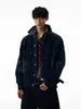 Chaqueta de Mezclilla Lavada Vintage Retro Americana con Efecto Desgastado Ropa de Trabajo de Gama Alta Chaqueta Superior Versátil