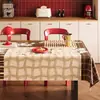 Toalha de Mesa Retrô Estilo Americano, Impermeável, à Prova de Óleo, Lavável, Jogo Americano Dopamina para Mesa de Jantar, Decoração com Atmosfera de Luxo Leve, Capa para Mesa de Centro