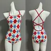 Traje de Baño Profesional de Natación de Una Sola Capa para Mujer Modelo Nuevo 2026 Traje de Baño de una Pieza Triángulo para Adulto Adelgazante Retro Entrenamiento Competición