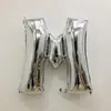Globos de Letras de 32 pulgadas en Dorado, Plateado, Oro Rosa, Alfabeto Inglés A-Z Globo de Papel de Aluminio Decoración, Venta al por Mayor de Globos Transfronteriza