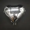 Balão de Filme de Alumínio em Formato de Coração de 5 polegadas, 10 polegadas, 18 polegadas para Decoração de Festa de Aniversário, Evento de Celebração de Casamento