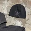 Gorros de Tricô para Homens e Mulheres com Padrões de Strass, Gorros Quentes Pulôver, Estilo Coreano Versátil de Inverno Novos Gorros de Lã, Atacado Transfronteiriço