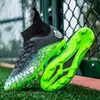 Dropshipping transfronterizo en Amazon de zapatillas de fútbol nuevas para hombre, de caña alta, con tacos largos y multitaquetes, para entrenamiento deportivo de adolescentes y niños
