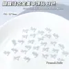 Popular Arte de Unha Borboleta Liga de Zinco Acessórios para Unha Pérola Japonesa Dopamina Três-Dimensional Laço Decorações de Unha Adesivos