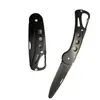 Cepillo para Barba Acero Inoxidable Plegable Peine para Barba Cuchillo Estilizador de Barba Peine Cepillo Doble Cara para Barba Set