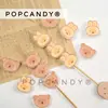 Assando Pão, Ursos e Coelhos Fofos, Contas Artesanais DIY, Estilo Ins Estética de Alto Valor, Contas Acrílicas Dupla Face Femininas